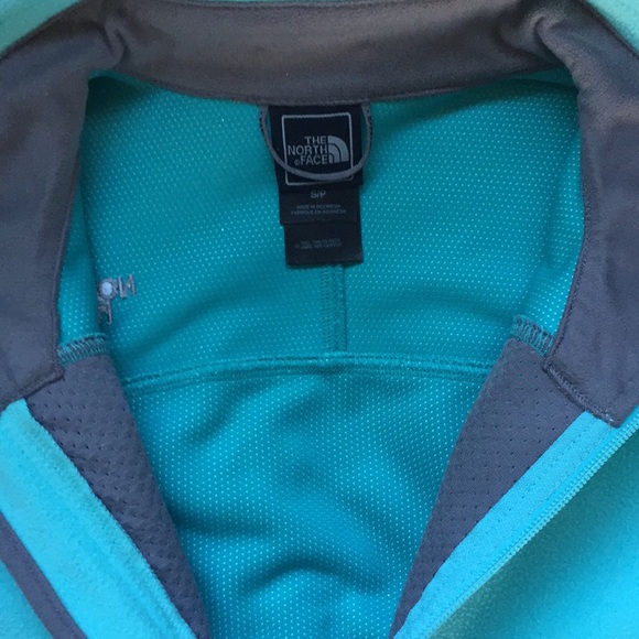 Light Weight Fleece North Face Zip Up Jacket Blue - Picture 3 of 5